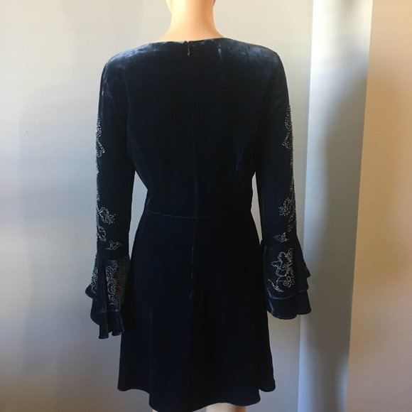 Parker Donatella Velvet Dress in Eclipse 2 - Picture 3 of 7